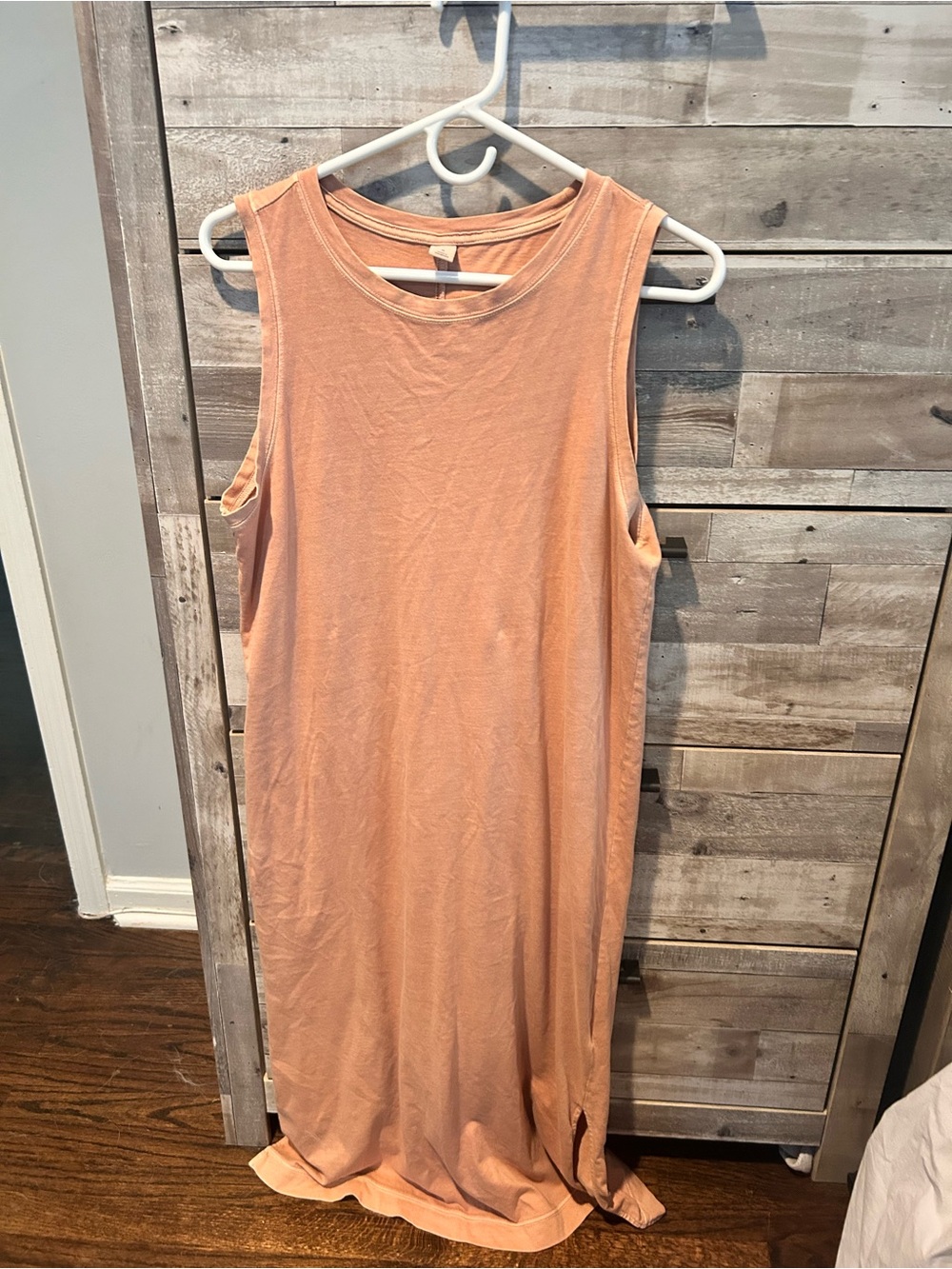 Old Navy Peach Sleeveless Tank Dress